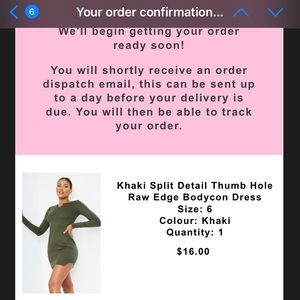 Pretty Little Thing Green Dress